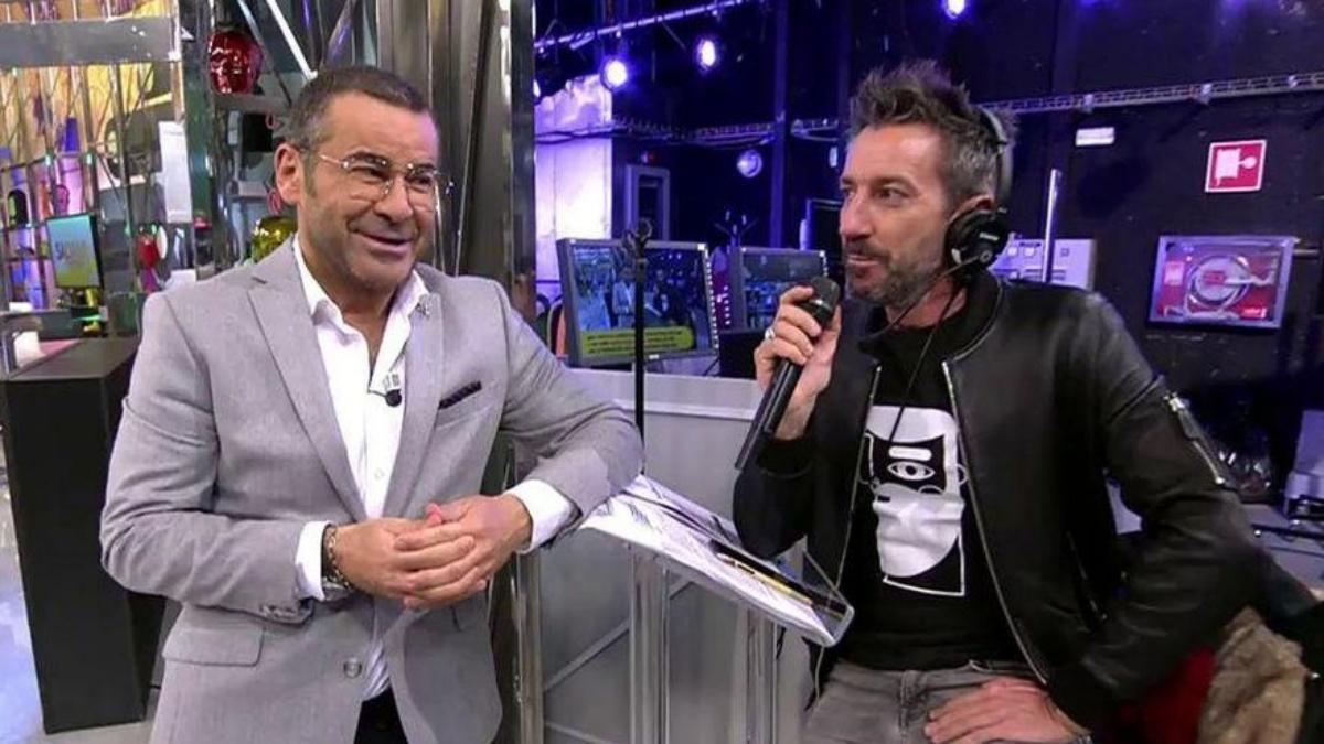 Jorge Javier Vázquez y David Valldeperas en 'Sálvame'.