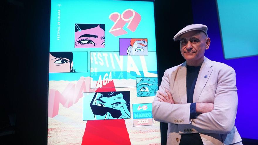 El Festival de Málaga reivindica el arte a mano en tiempos de IA para el cartel de su próxima edición