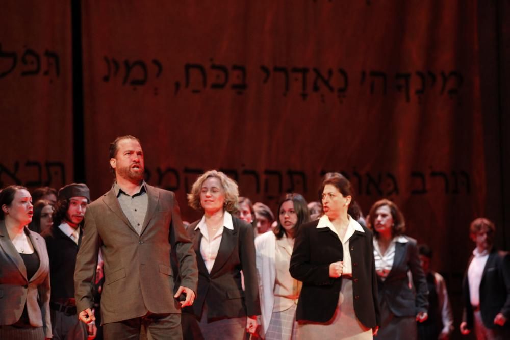 Ensayo general de la ópera Nabucco en Gijón