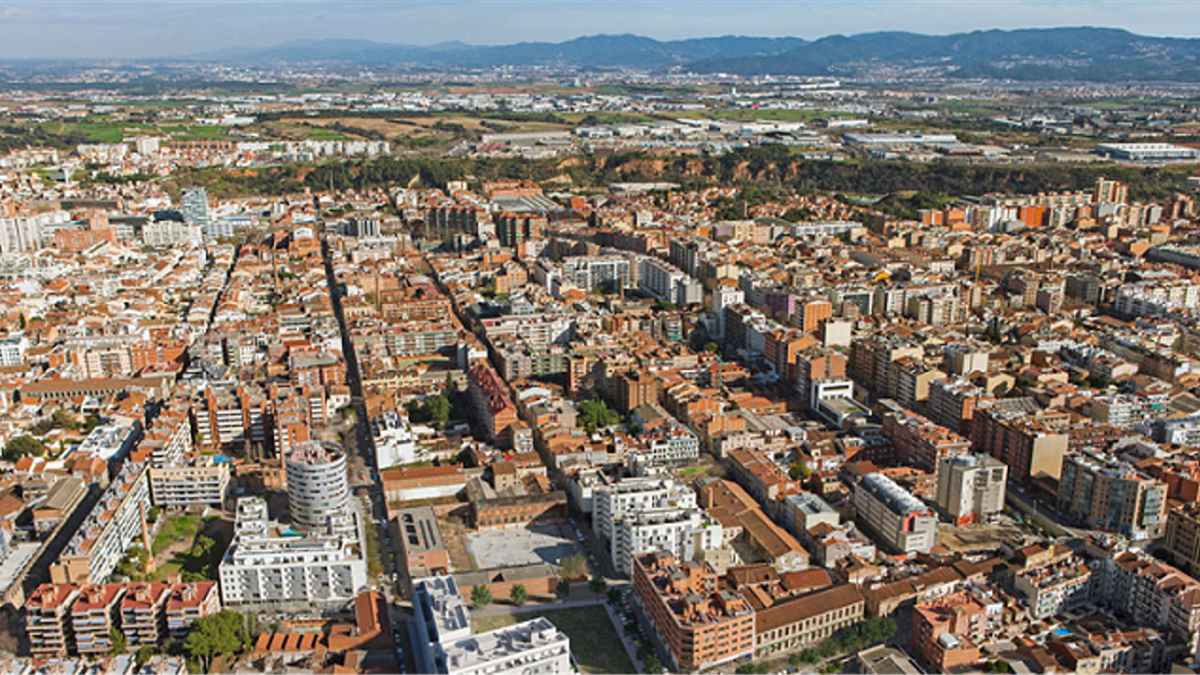 Vista aérea de Sabadell