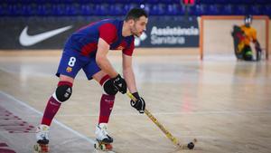 Pau Bargalló, durante un partido