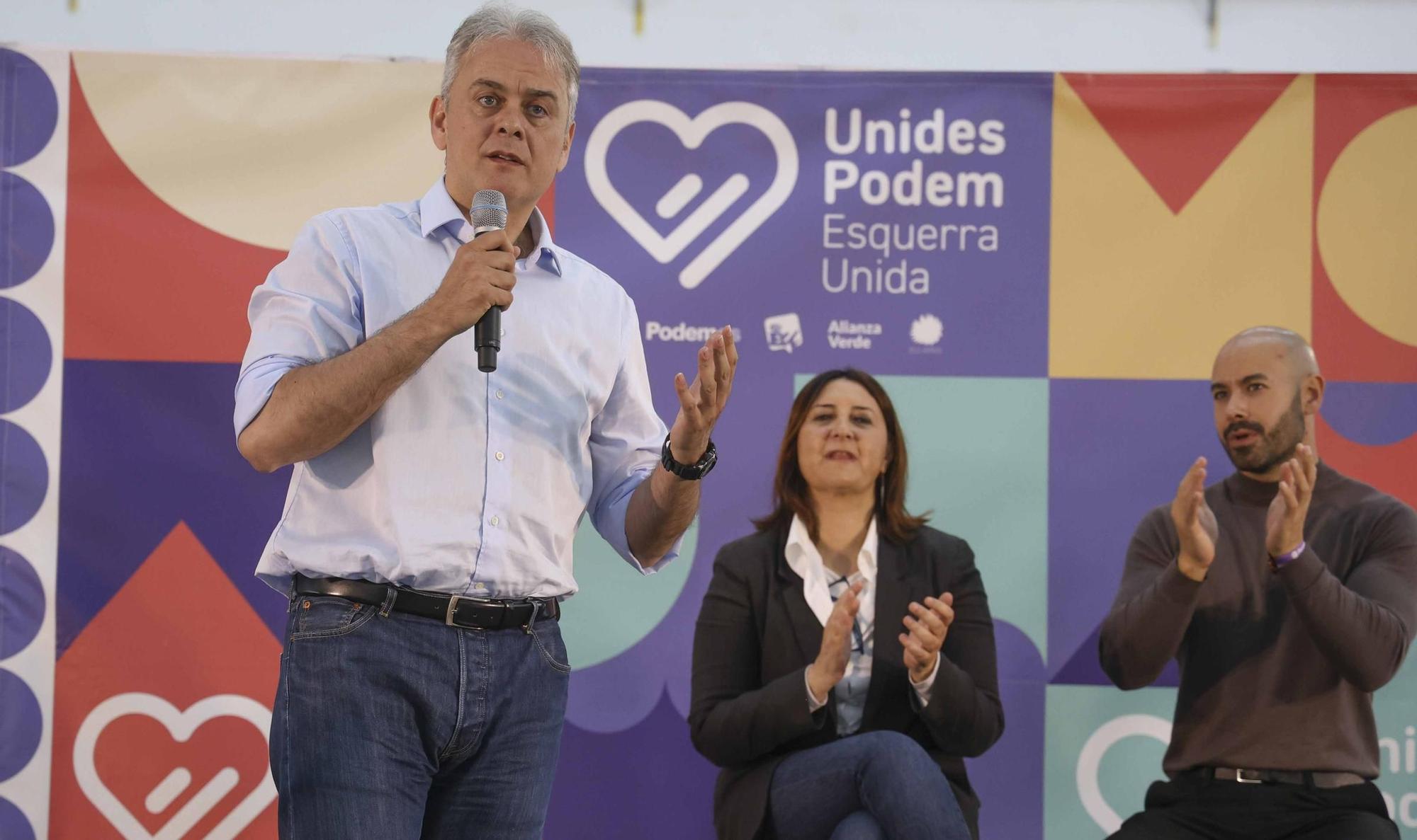 Yolanda Díaz hace campaña por Unides Podemos en Alicante