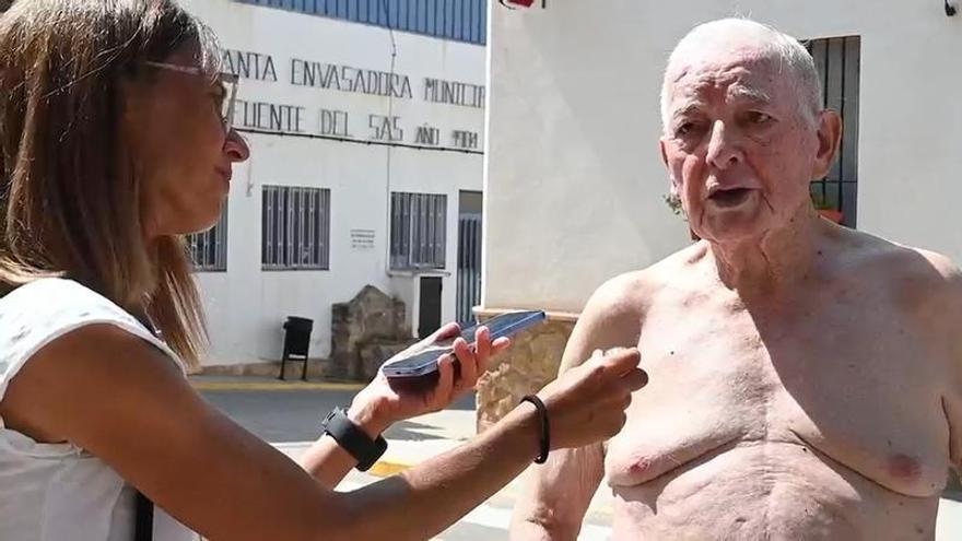 Alfredo Murria, vecino de Azuébar, describe la alegría colectiva cuando la alcaldesa les comunicó que podían volver
