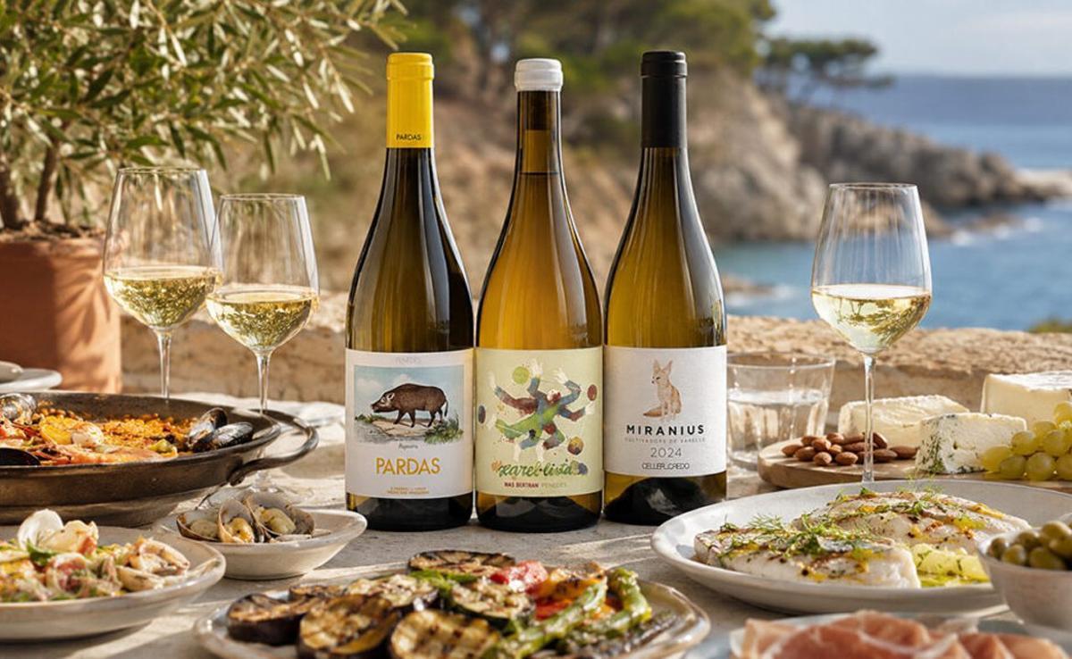 Los tres vinos deben servirse entre 7 y 10 ºC, en copas de vino blanco. |