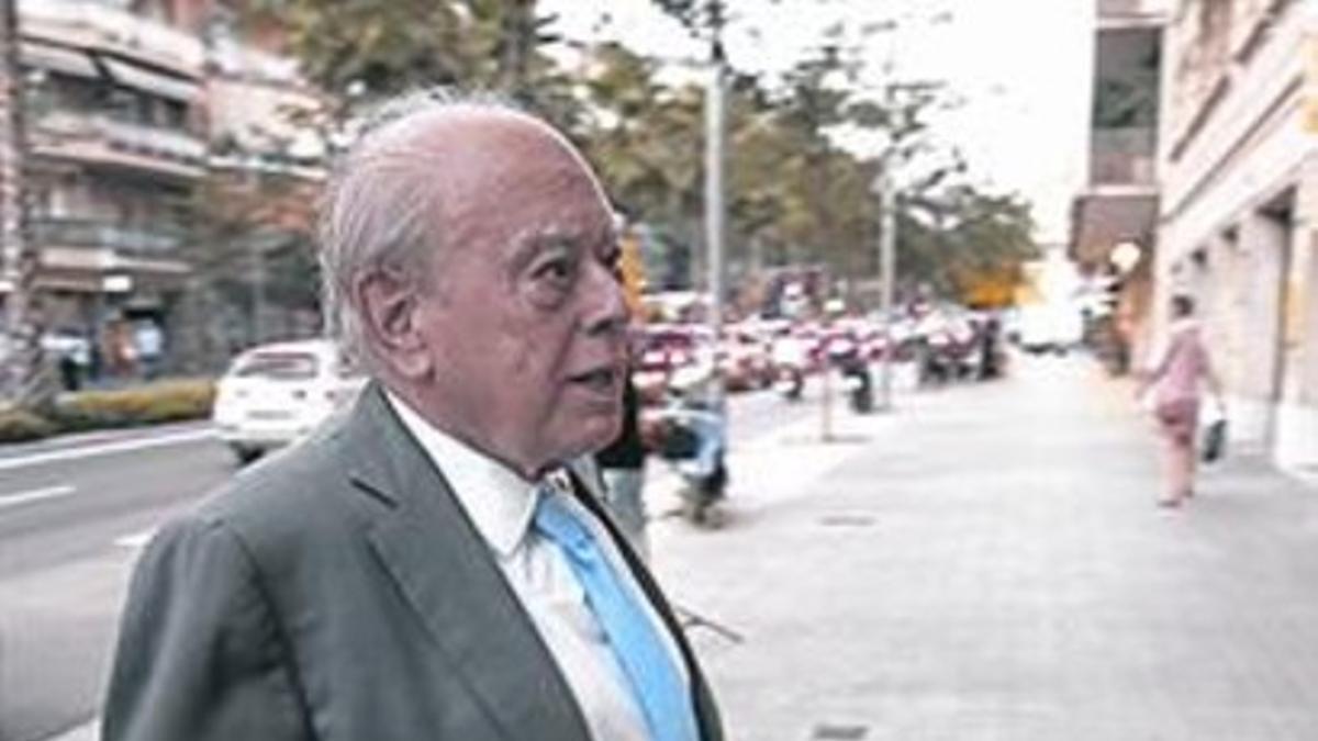 Jordi Pujol, el pasado día 1.