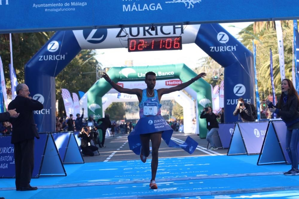 Las mejores imágenes de la Maratón de Málaga 2018