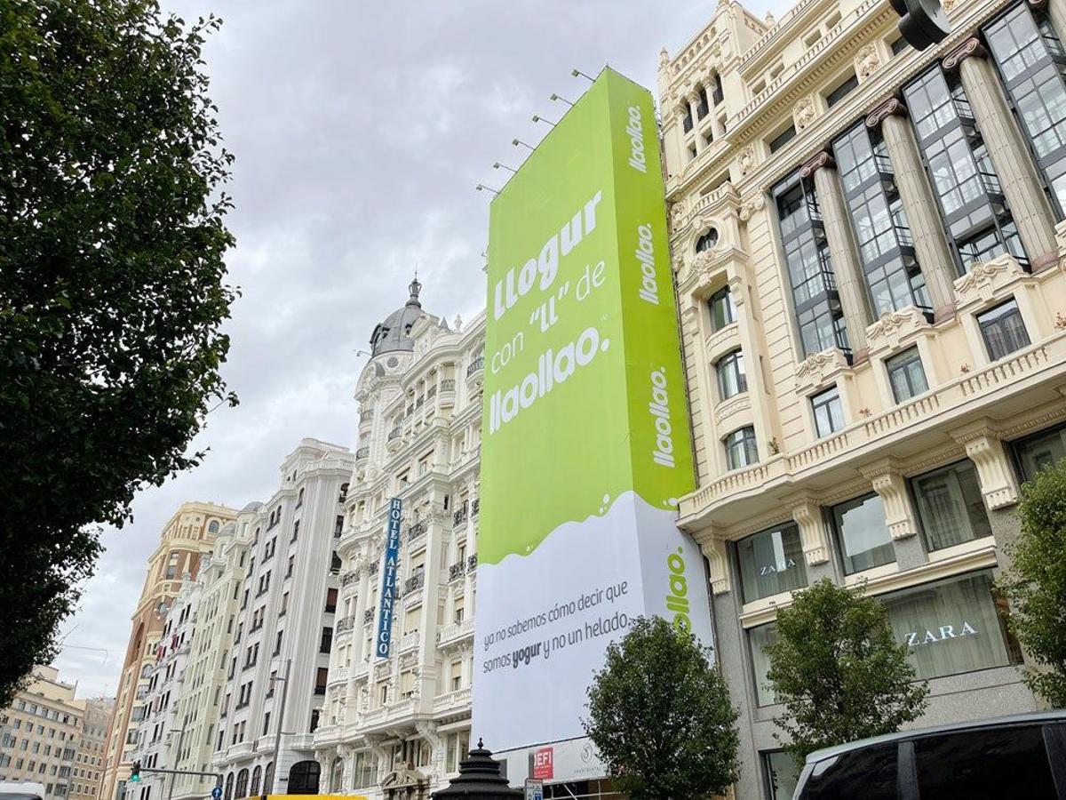 Un llaollao, o sea un yogur helado