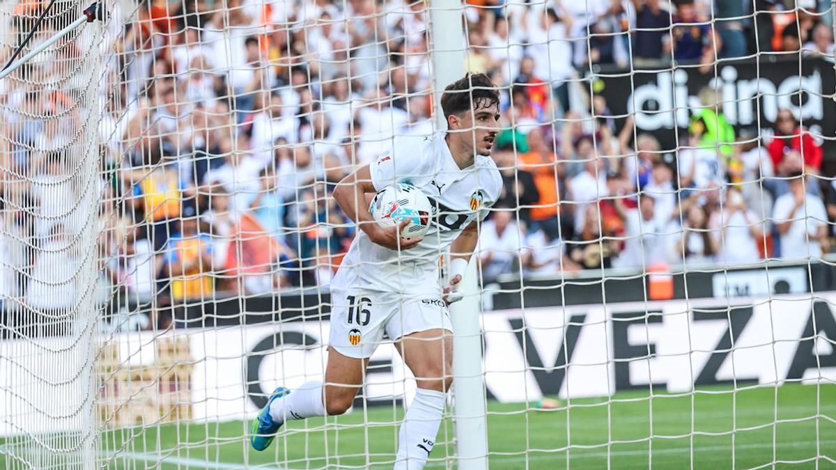Diego López habla en zona mixta tras su gol