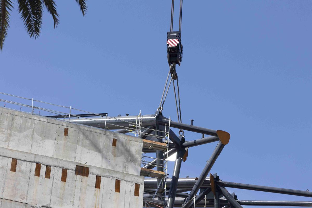 Obras pabellón Roig Arena