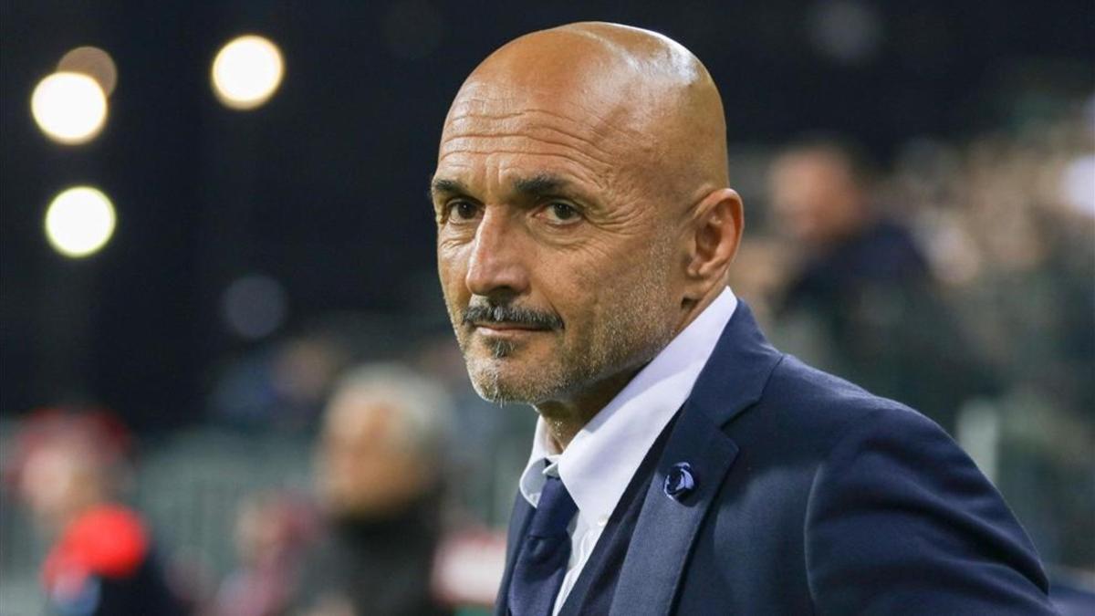 El entrenador del Inter, Luciano Spalletti, durante un partido en la Serie A