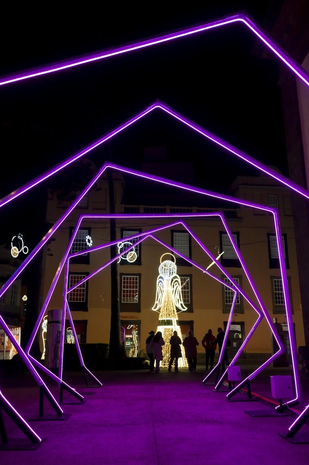 Luces de Navidad en La Laguna
