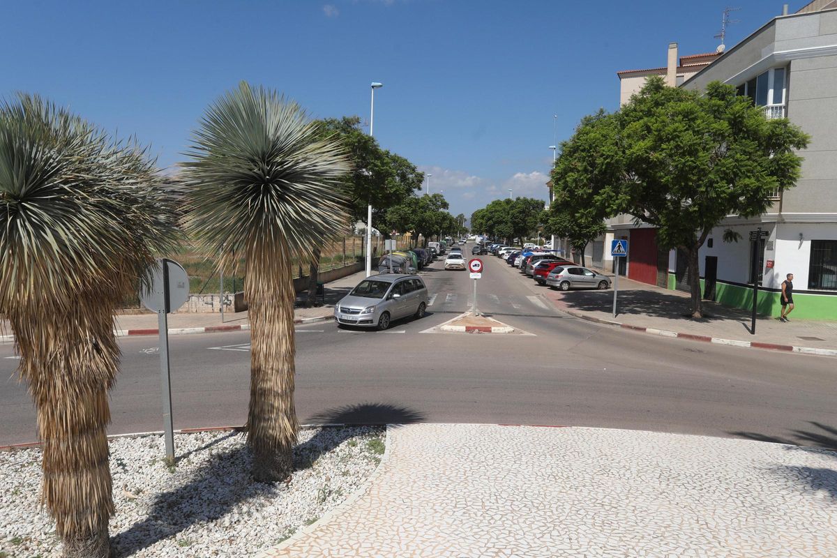 Rotonda cerca de la cual un conductor ha sido tiroteado por otro en el Port de Sagunt.