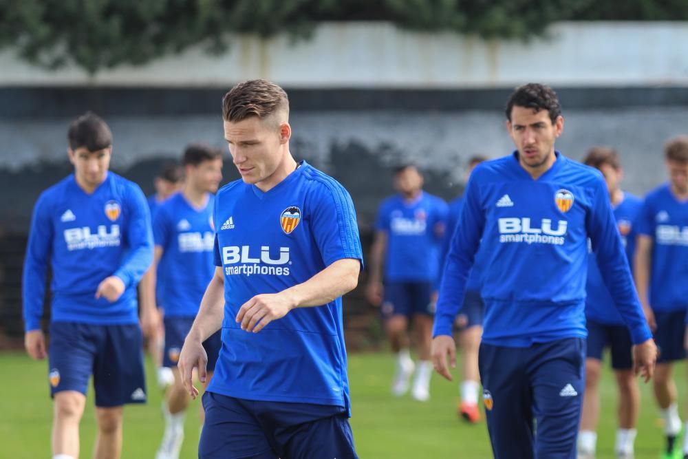 El Valencia ultima la preparación ante el Arsenal