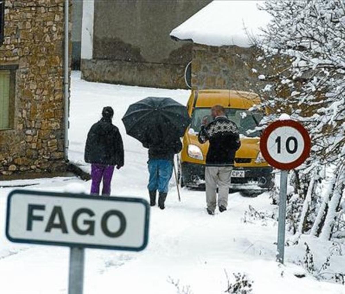 El municipi aragonès de Fago, dies després de l’assassinat. El municipi aragonès de Fago, dies després de l’assassinat.