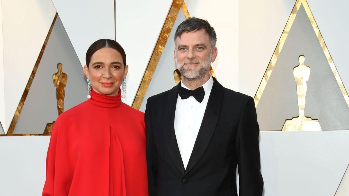 Paul Thomas Anderson y su esposa, Maya Rudolph, que aparece brevemente en el filme.