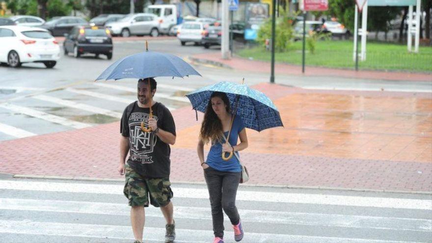 Posibilidad de lluvias con tormentas y descenso de las máximas mañana en la Región