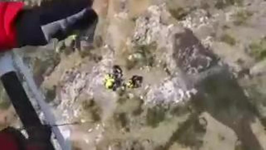 Rescatan a dos senderistas en Tenerife en plena ola de calor
