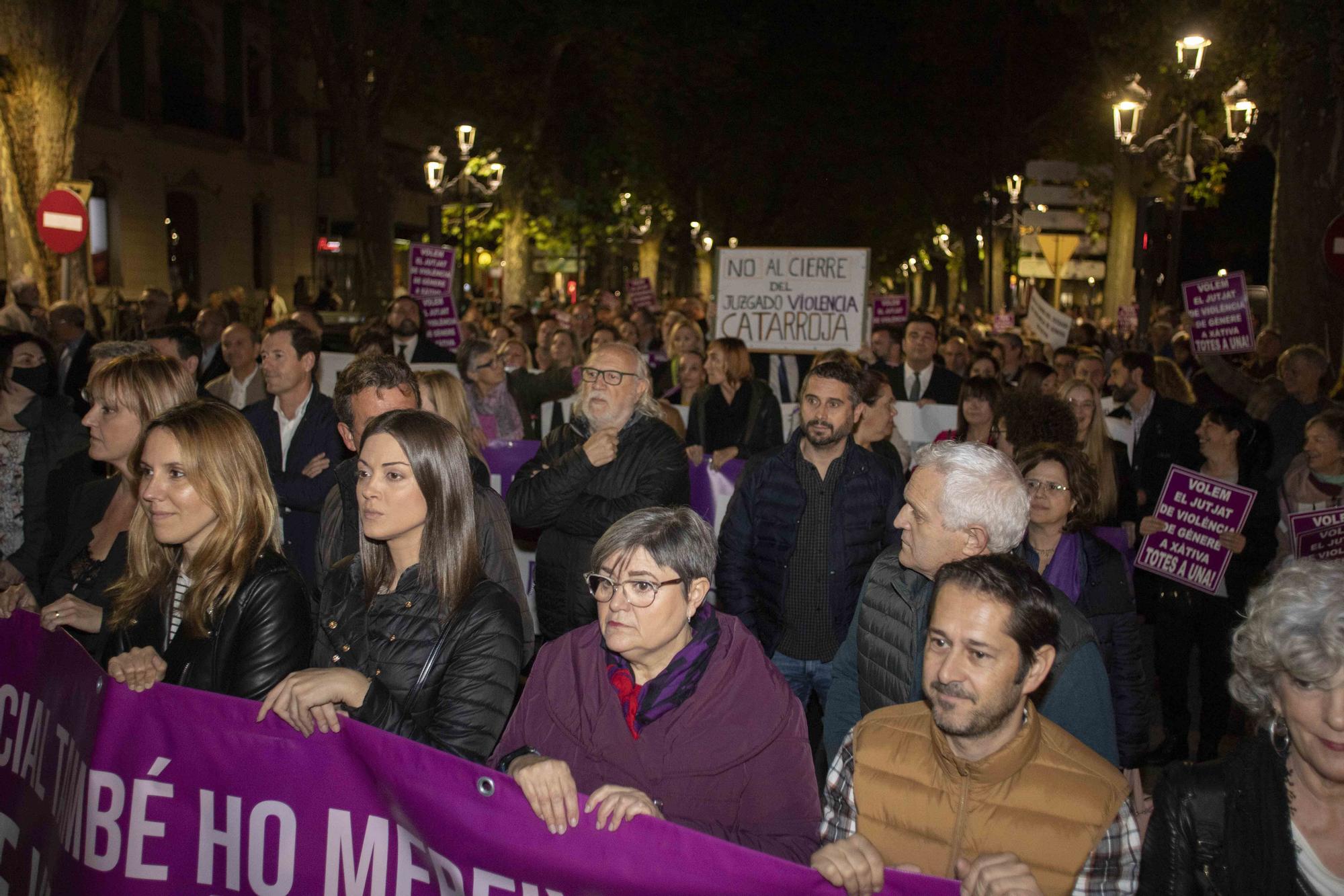 Xàtiva se une para reivindicar la permanencia del juzgado de violencia de género