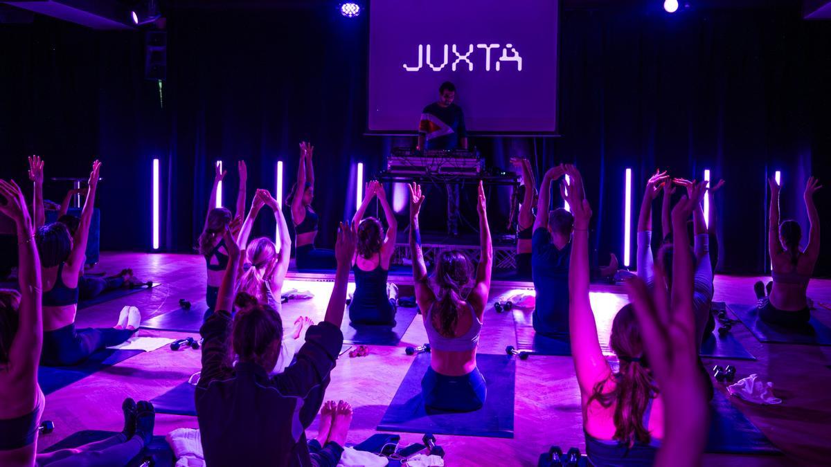 Sesión fitness con dj organizada por Juxta en The Cover el pasado marzo.