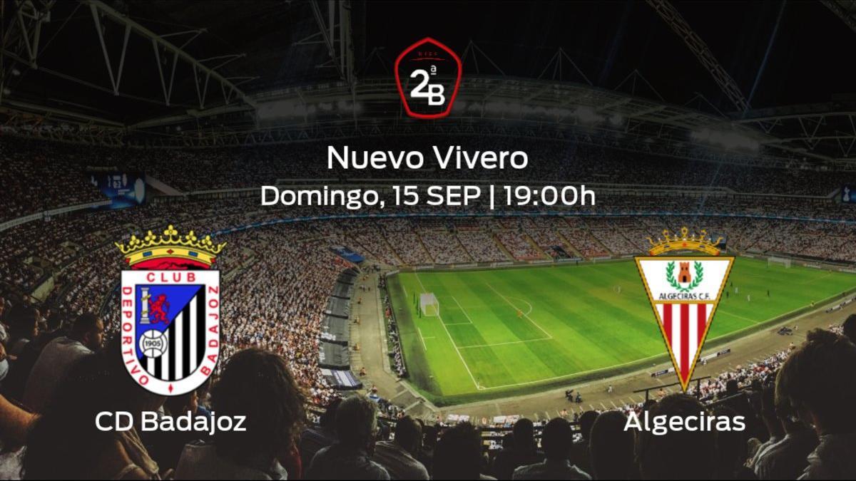 Previa del partido de la jornada 4: Badajoz contra Algeciras