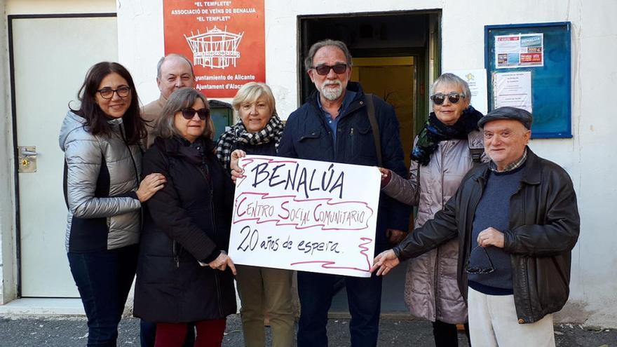 El PSOE promete a los vecinos de Benalúa incluir en los presupuestos de 2020 un Centro Social Comunitario