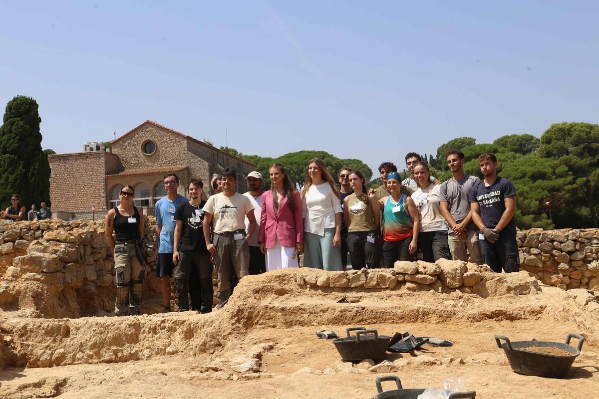 Les imatges de la visita a Empúries de la família reial