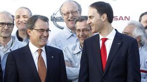 Mas i Torres valoren l’adjudicació del nou model de Nissan a la planta de la Zona Franca