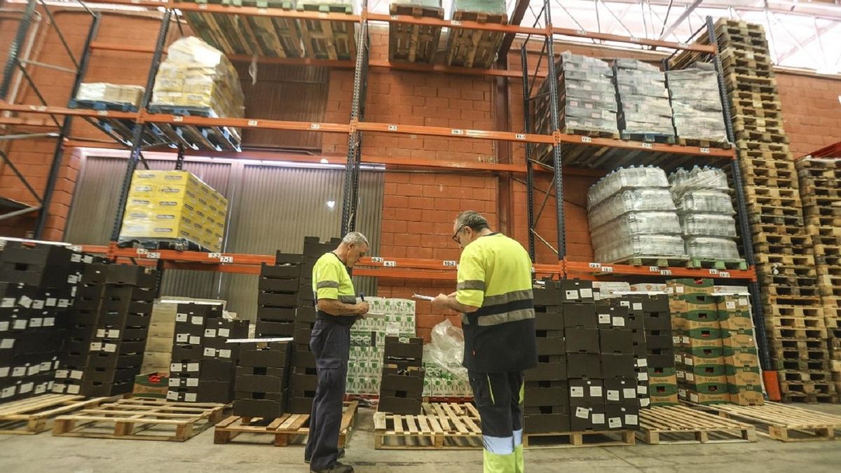 El Banco de Alimentos ya no recibe lotes de comida de Europa y lo que reparte a las familias vulnerables procede de donaciones privadas; y de frutas, verduras y hortalizas de Mercalicante.