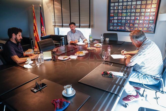 La entrevista a Josep Maria Bartomeu, en imágenes