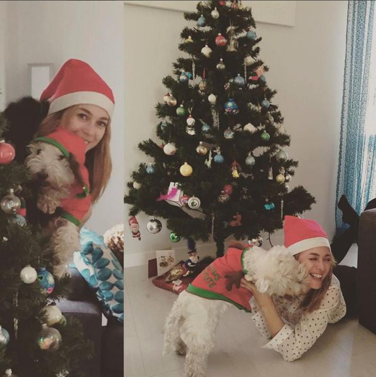 Navidad 2015: Marta Hazas y su perro