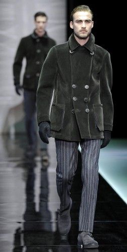 DESFILE DE LA COLECCIÓN DE GIORGIO ARMANI EN LA SEMANA DE LA MODA MASCULINA DE MILÁN