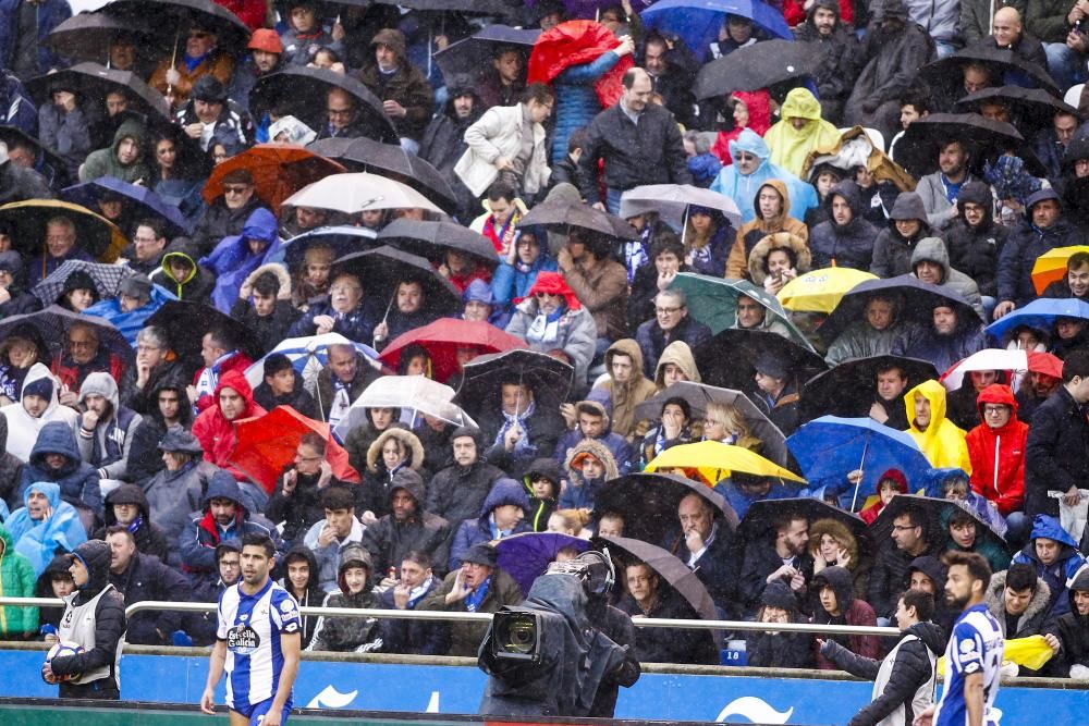 Riazor celebra el 2-1 del Dépor al Barça