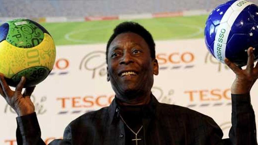 Pelé, en una imagen de archivo