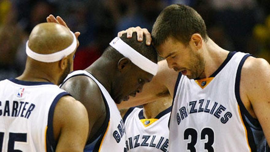 Marc Gasol sufre un esguince en el tobillo.