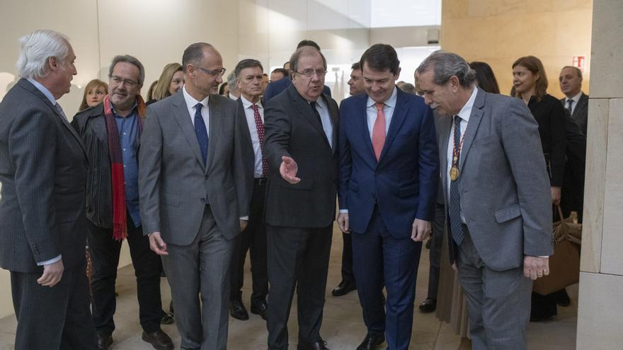 Tres consejeros y el presidente de las Cortes, hoy lunes en Zamora