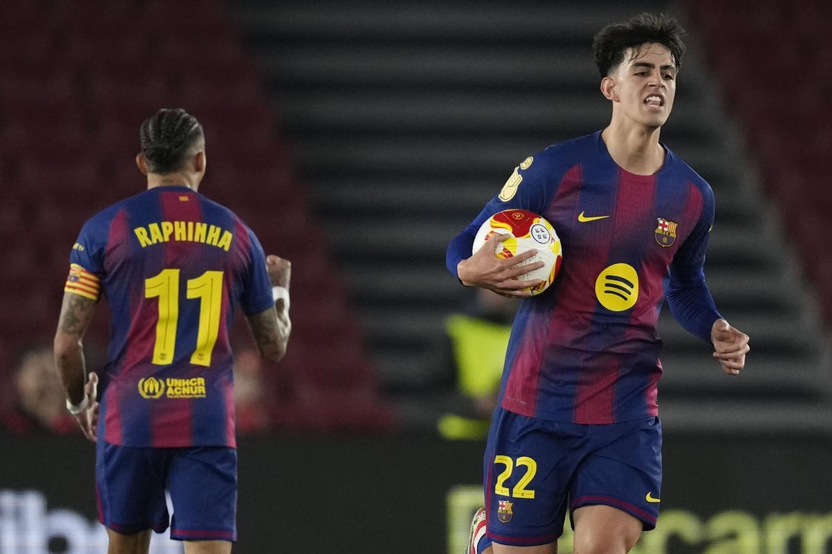 El berguedà Marc Bernal ja ha marcat quatre gols amb el primer equip blaugrana