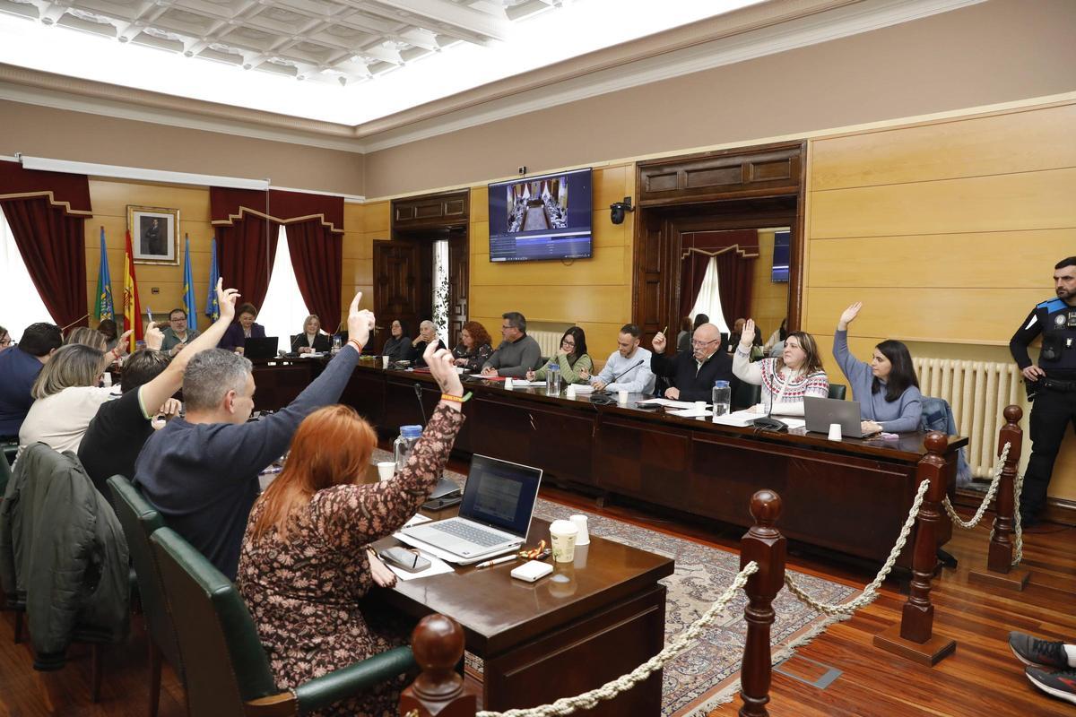 Pleno de presupuestos de 2026 en el Ayuntamiento de Langreo