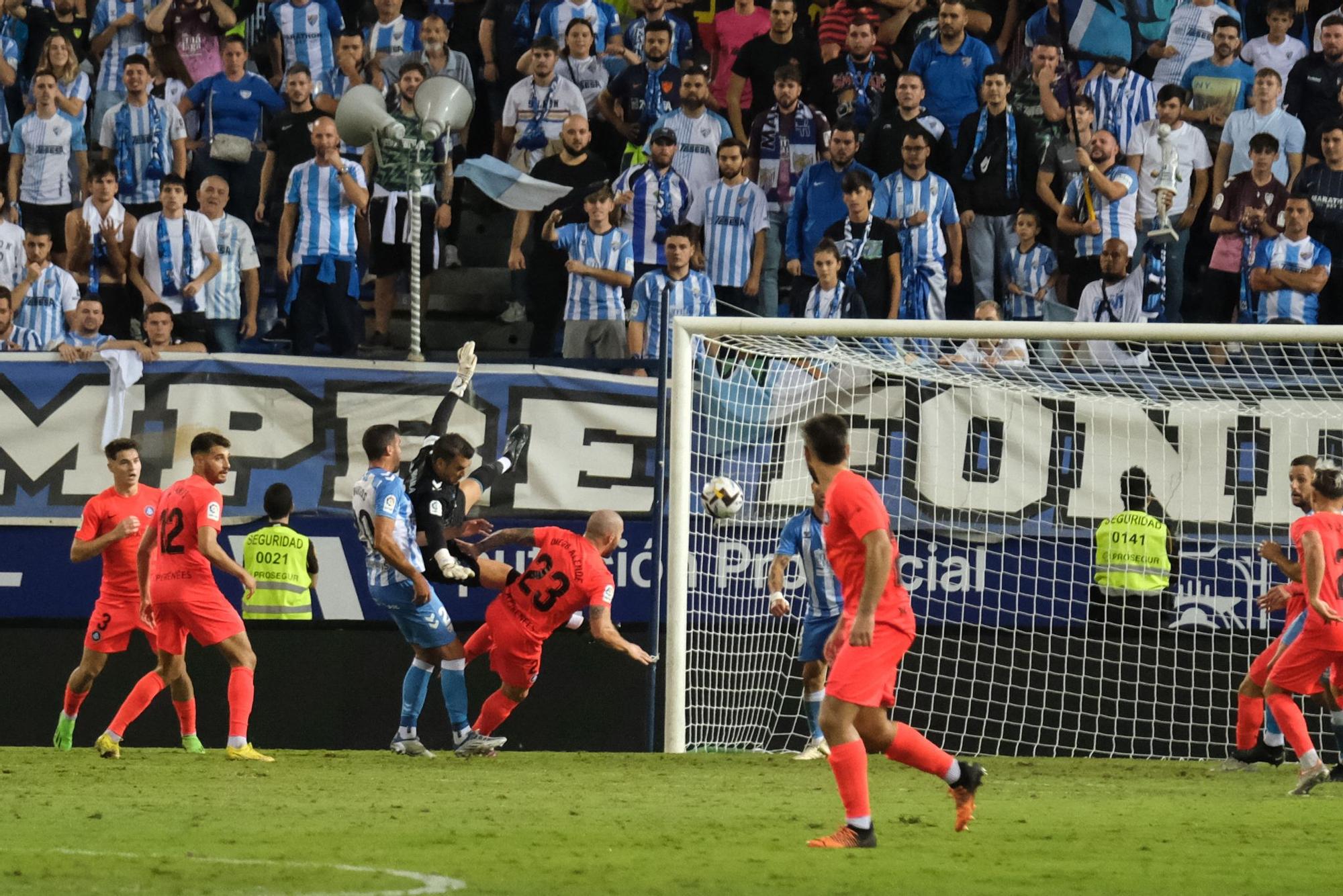 El Málaga CF - FC Andorra, en imágenes