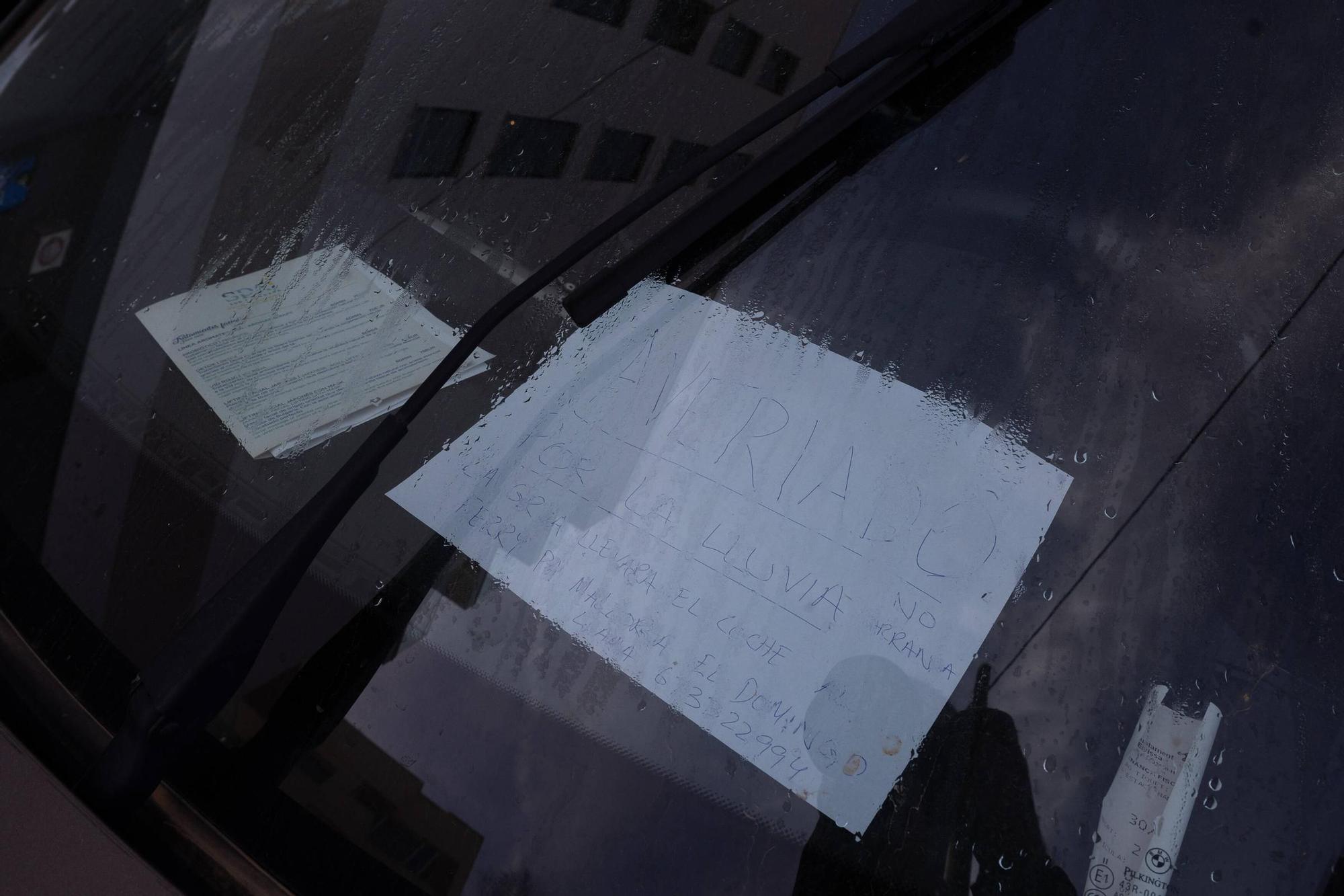 Así siguen los negocios afectados por la dana en Ibiza.