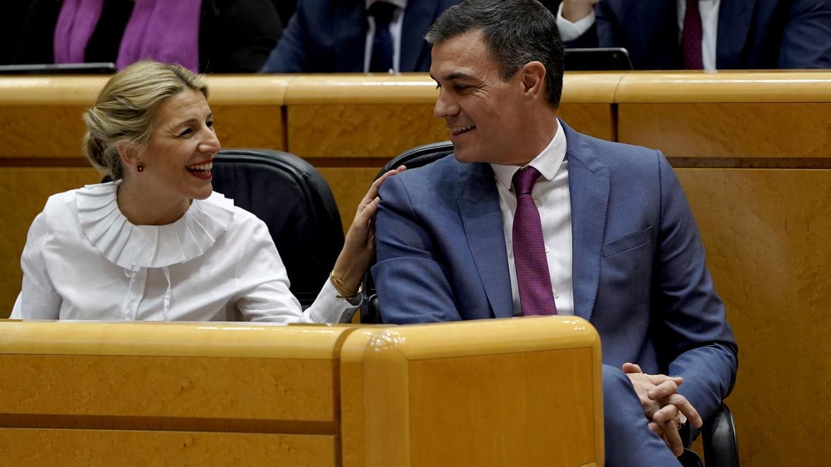 pedro sánchez yolanda díaz senado