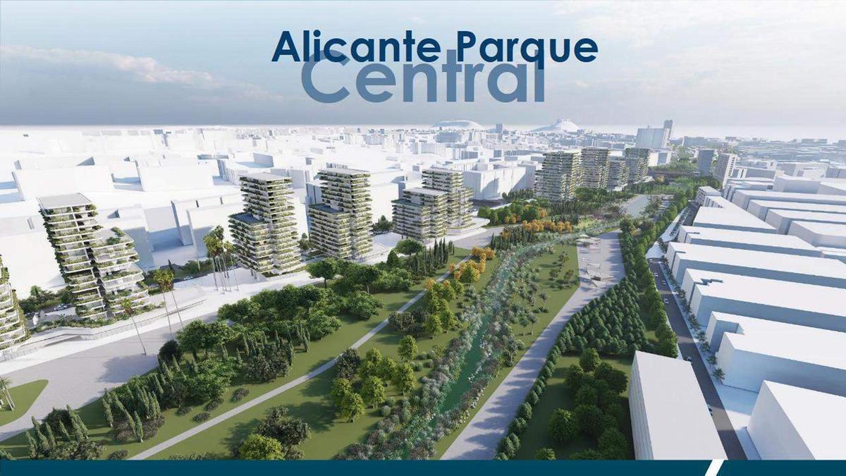 El Ayuntamiento de Alicante, la Generalitat y el ministerio activan la redacción del convenio que pondrá plazos y presupuesto al Parque Central