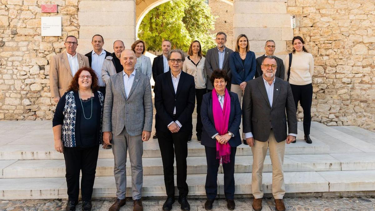 El ministre d’Universitats, Joan Subirats, visita la UdG | UNIVERSITAT DE GIRONA