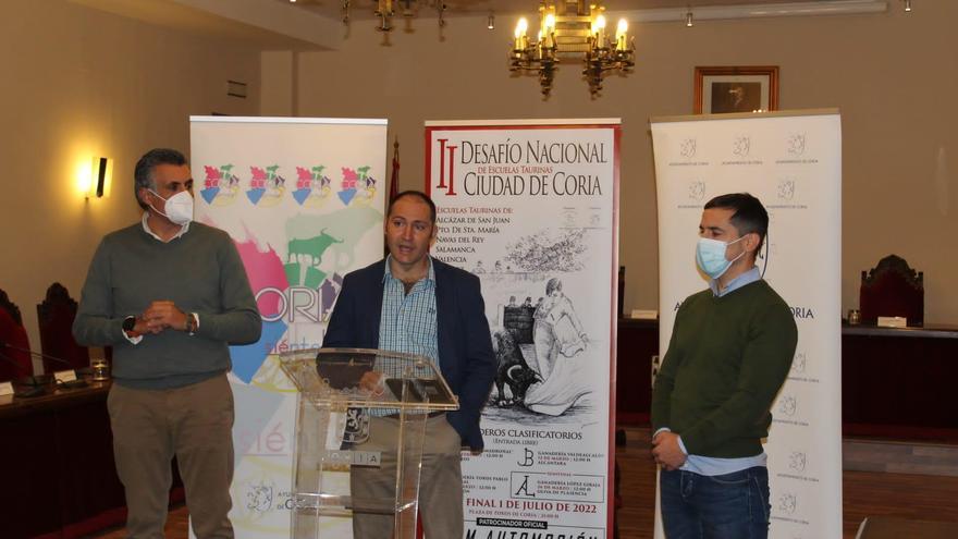 El II Desafío Nacional de Escuelas Taurinas &#039;Ciudad de Coria&#039; se celebrará del 27 de febrero al 1 de julio