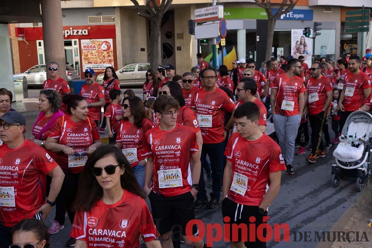 Marcha de la ONG Delwende en Caravaca
