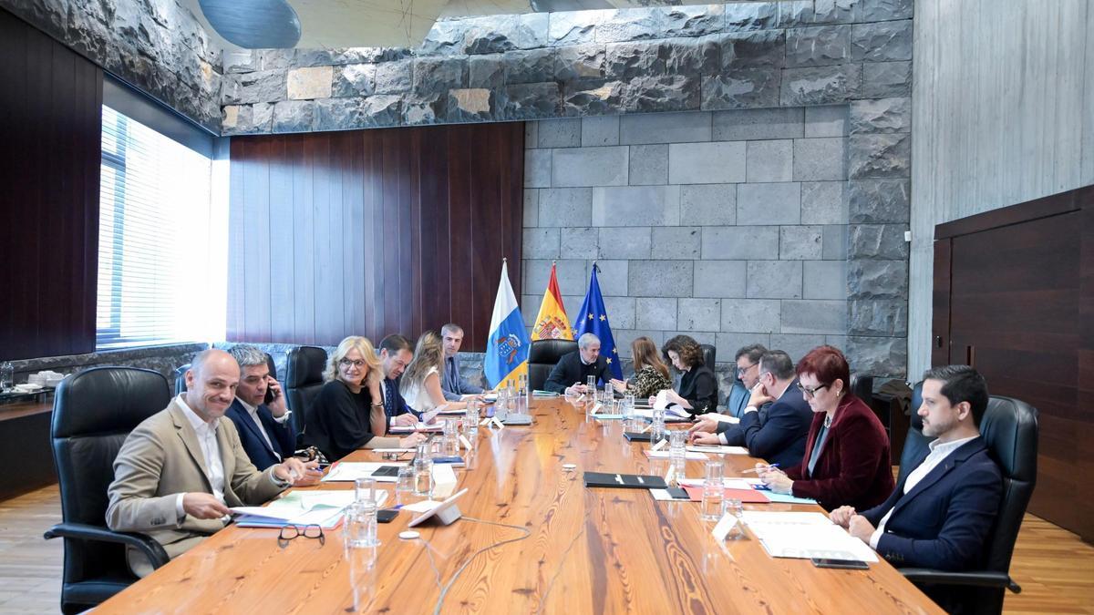 Reunión del Consejo de Gobierno de Canarias.
