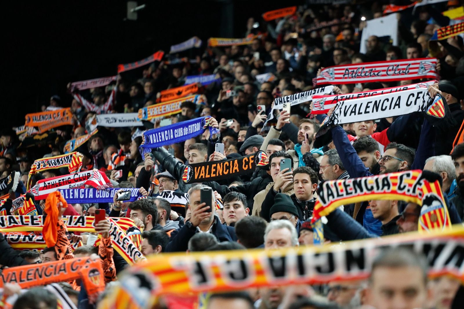 El Valencia CF - Athletic Club, en imágenes