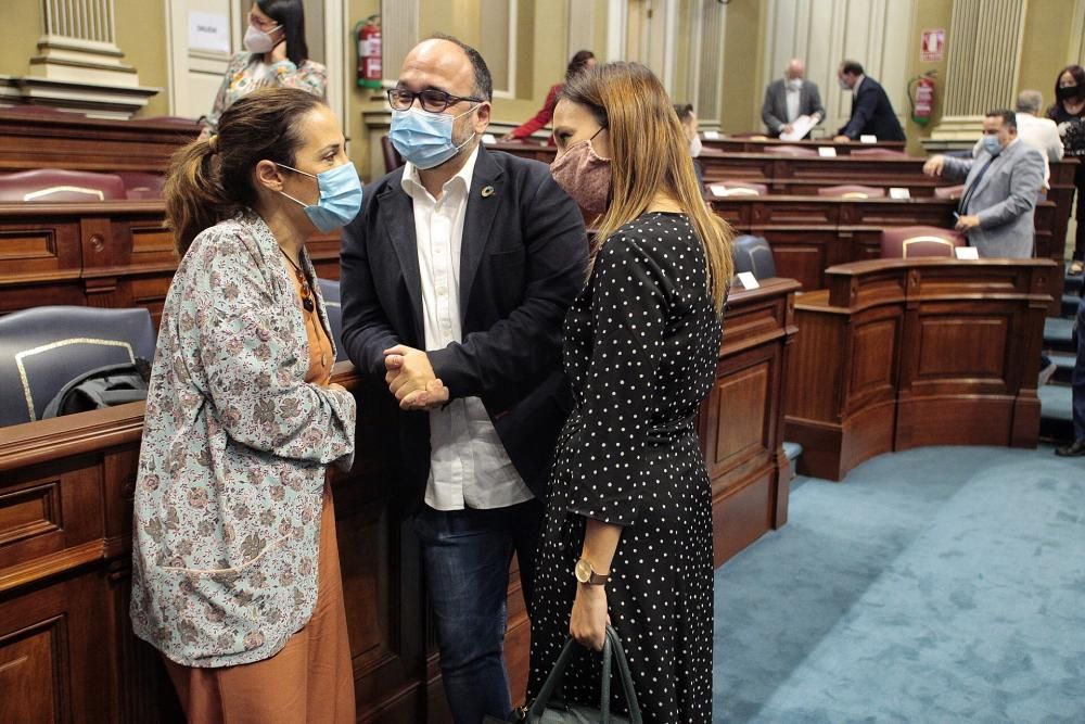 Pleno en el Parlamento de Canarias