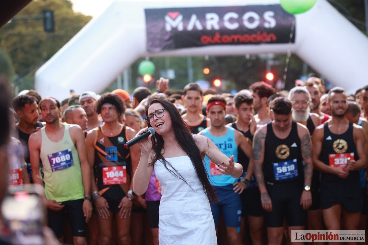 Las mejores imágenes de la carrera nocturna de Murcia