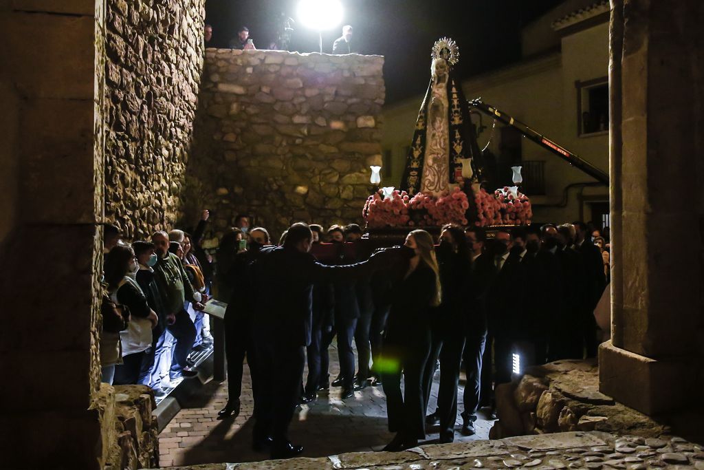 Semana Santa de Lorca 2022: Virgen de la Soledad del Paso Negro, iglesia y procesión