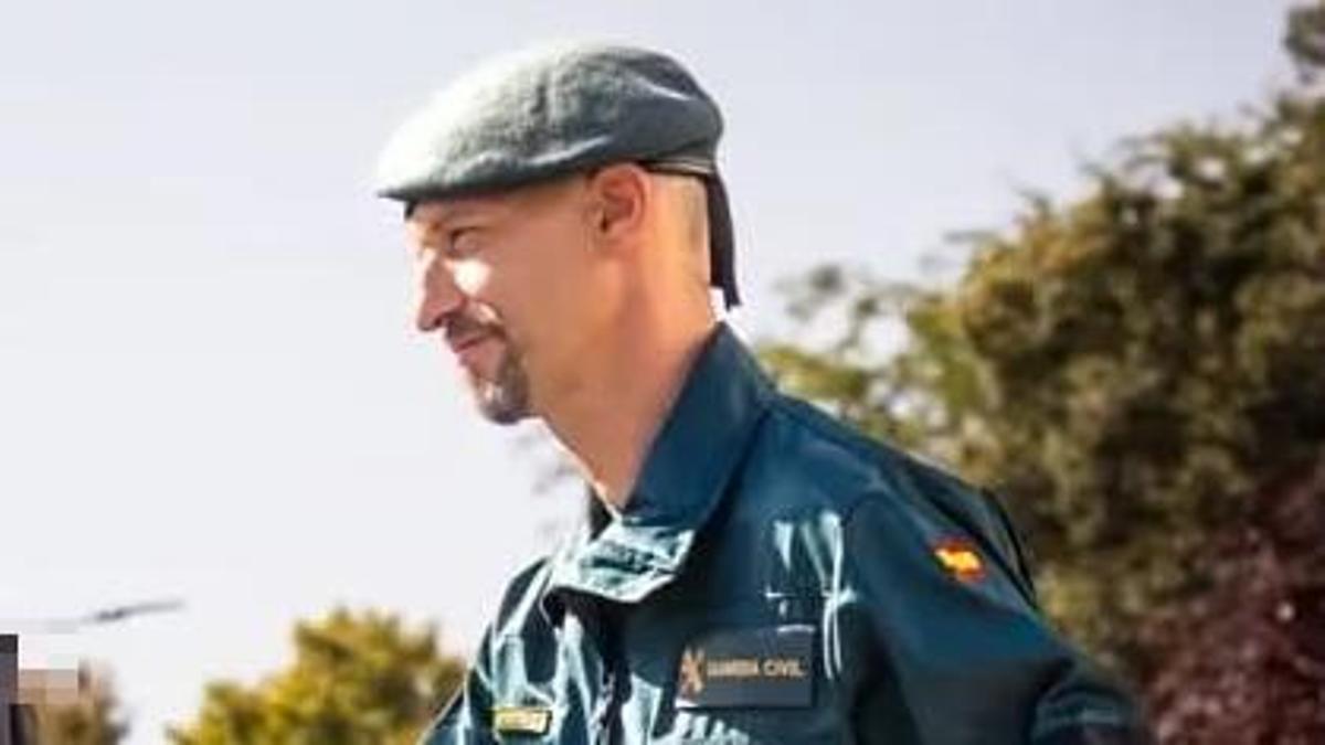 El guardia civil que asesinó a su exmujer en Llanes (Asturias), en un acto en Zamora en 2024.